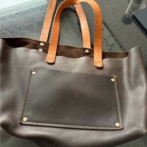 Custom Brown Leather Bag